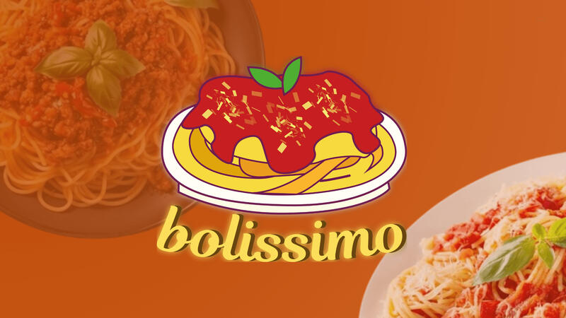Bolissimo is a fictional food brand focused on serving delicious spaghetti bolognese, created by my team for our practical exam project. The name combine two words 'Bolognese' and 'Bellissimo' meaning 'Very Beautiful'.