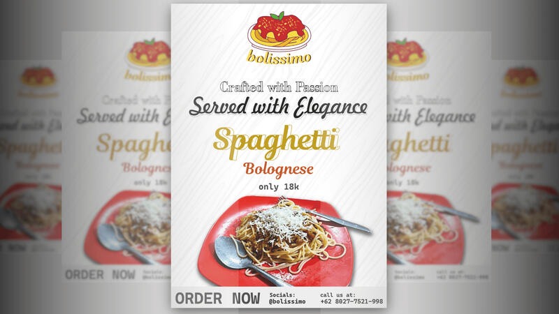 here is the promotional poster for bolissimo.